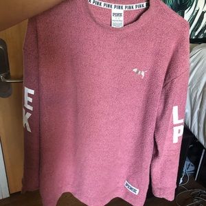Mock turtleneck PINK VS fleece